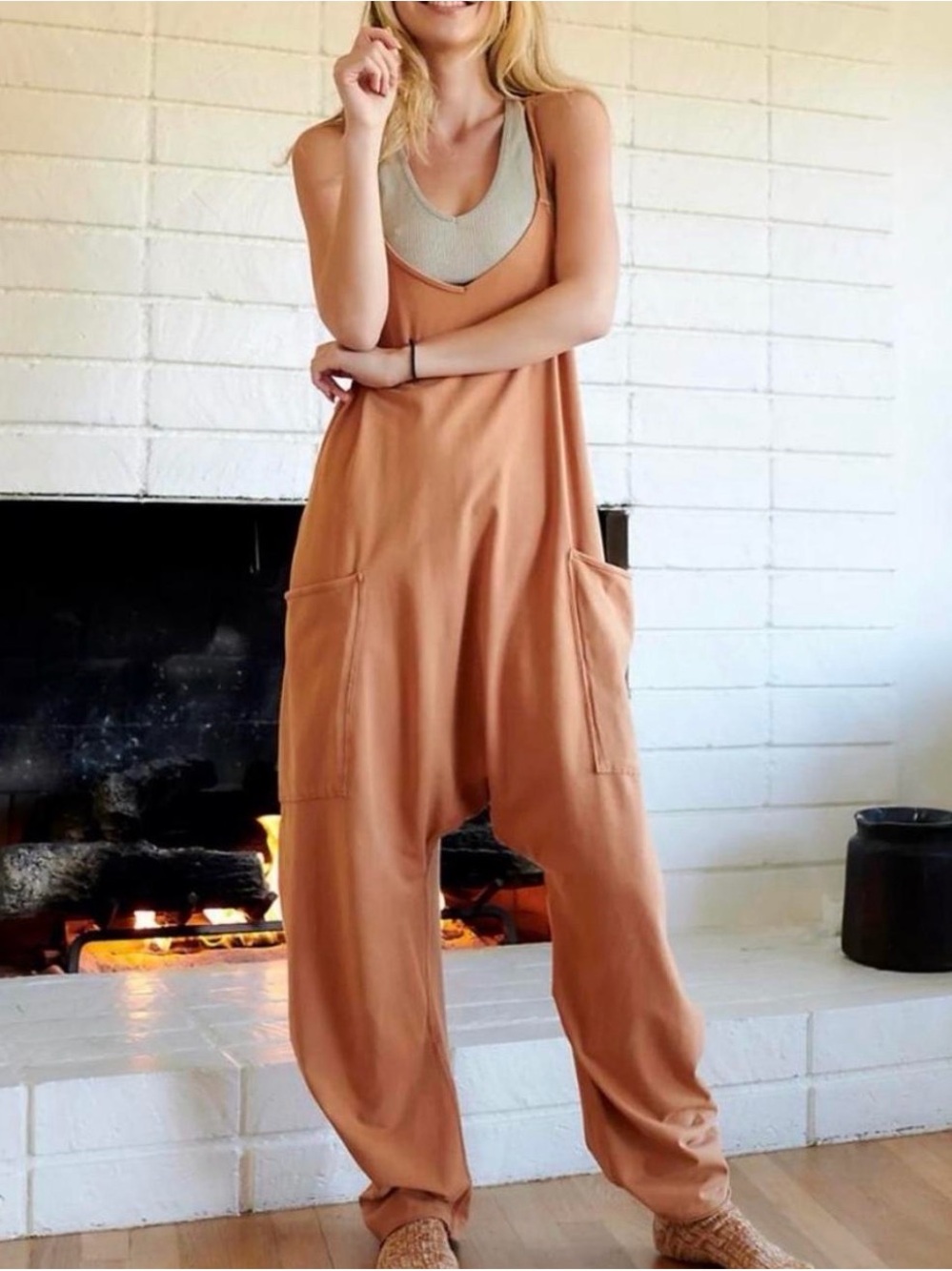 FP Movement by Free People Hot Shot Strappy Jumpsuit